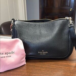 Kate Spade Black Leather Crossbody Bag